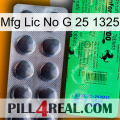 Mfg Lic No G 25 1325 new04